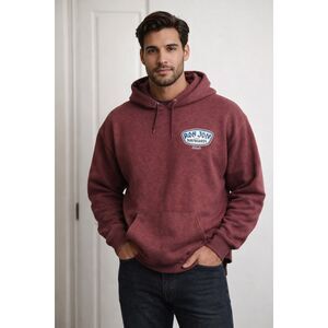 Ron Jon Surfboards Orlando Maroon Hoodie 2XL Vintage Style Graphic Pullover